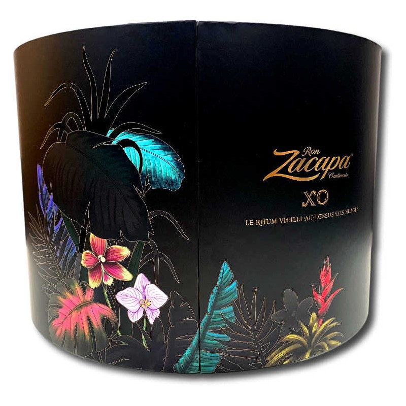 Coffret Floral Rhum Zacapa XO avec 2 verres Zacapa - Rhums